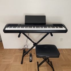 Casio CDP-130 Keyboard With Stand, Bench And Pedal