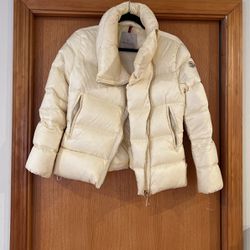 Moncler White Coat Size 3