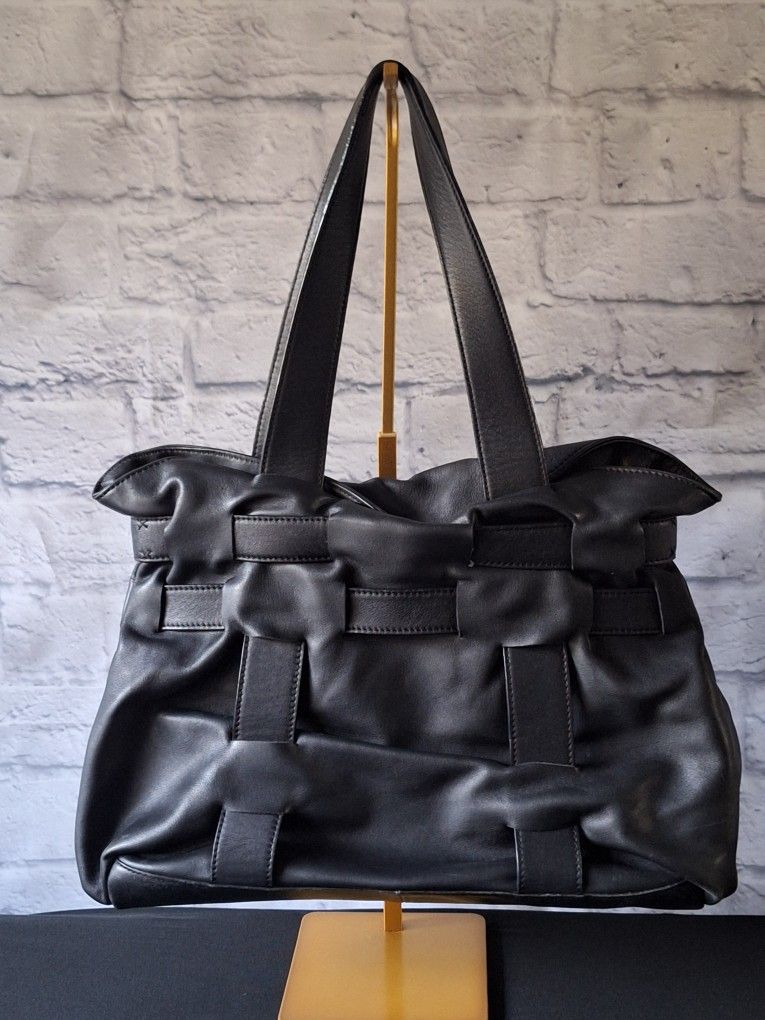 Donald J Pliner Black Shoulder Bag