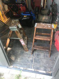 Nice painters step ladders only $20 each firm
