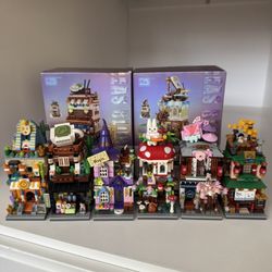 Lot of 8 Loz building block toys