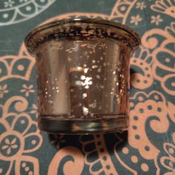 Decorative mercery glass tea light candle holders