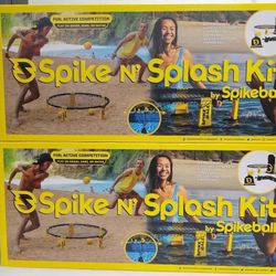 Spikeball Spike N' Splash Bundle Roundnet Set NEW