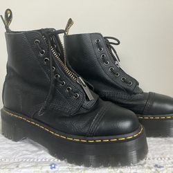 Dr. Martens Leather Platform Boots (EU 40)