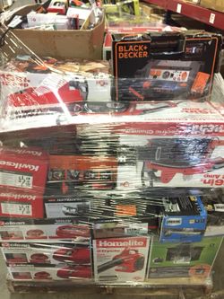 Wholesale power tools. Appliance and fixtures for Pallet.