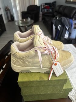 Off white “Out of office suede”