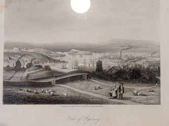 William Hardy (WH) Wilson Press Of View Of Sydney
