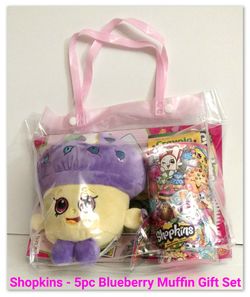 Shopkins - 5pc Blueberry Muffin Gift Set