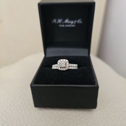 14k White Gold Engagement Ring