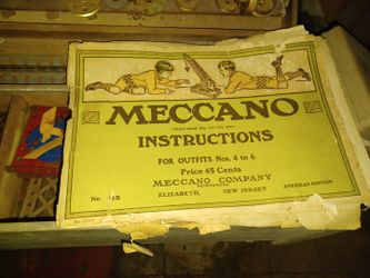 Large Antique Erector Set