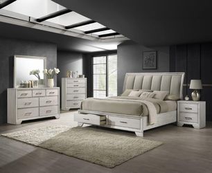 Jaymes White Mist Bedroom Set