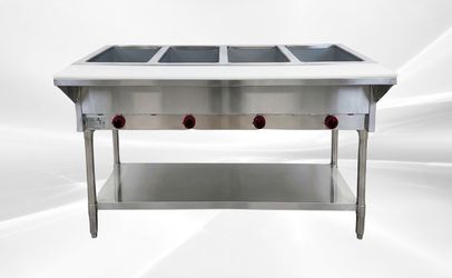 ETL Steam Table 4 Pan Gas Propane Warmer HN-4-NAT-GS