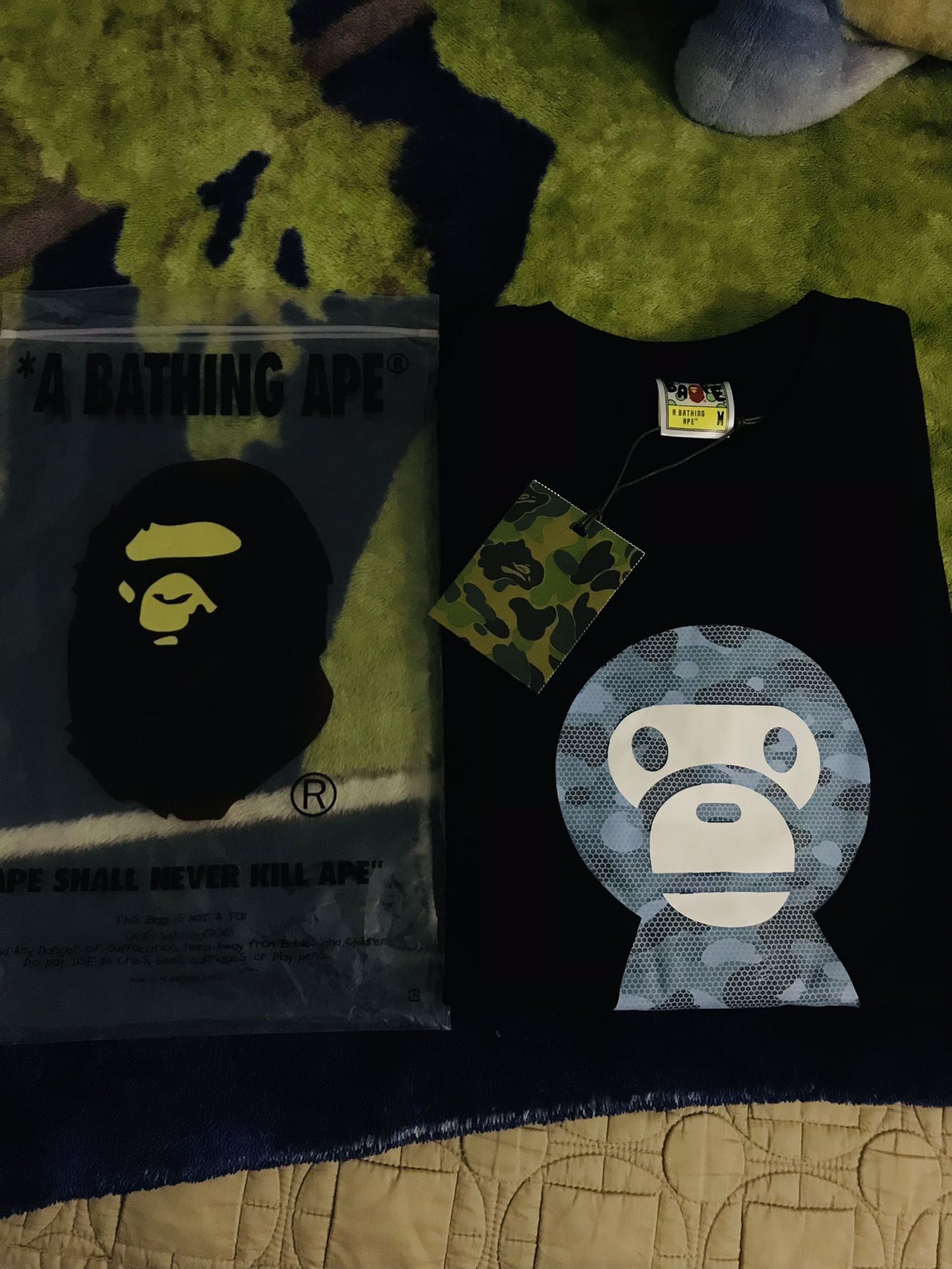 ABC CAMO BABY MILO BLACK TEE