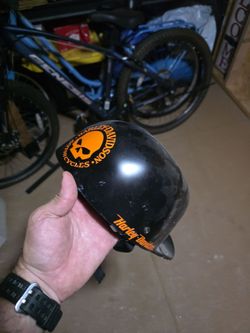 Custom harley helmet