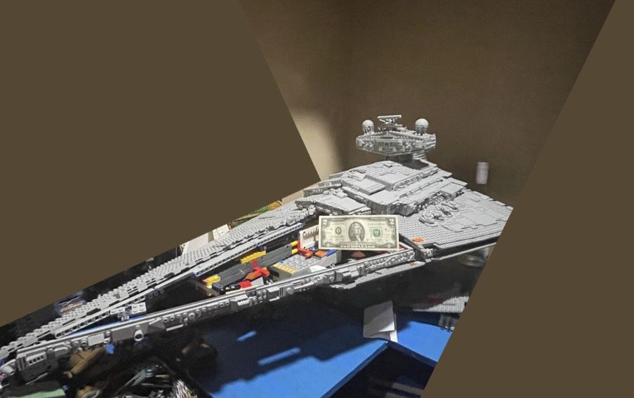 Imperial Star Destroyer™, Comes With Instructions, And 2 Dollar Bill