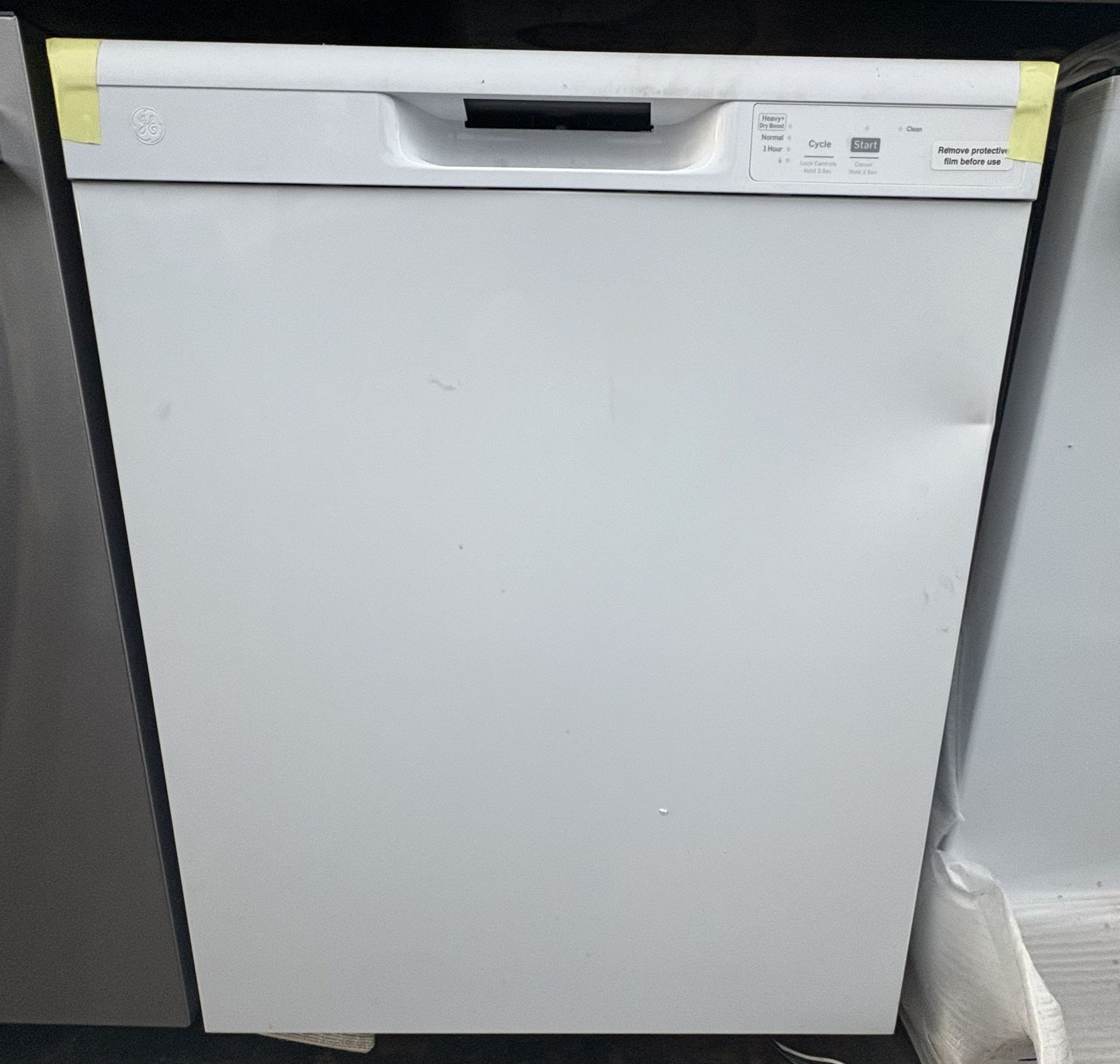 GE 24” Dishwasher in White with Sanitize and Dry Boost