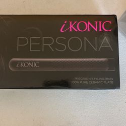 IKonic persona Black Flat Iron For Curly Hair 