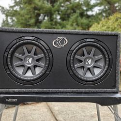 Kicker Comp VR 10" Subs In Kicker Ported Box