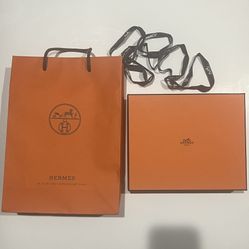 Hermes Shopping Bag + Item Box 