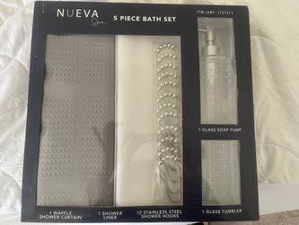 Shower/bath Curtain Set