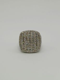 800 Natural Diamond Gold Custom Ring