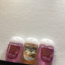  Bath And Body Works  Hand  Gel Sanitizer  Lot Of 3 