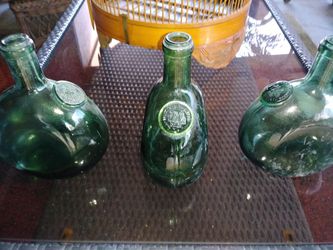 3 Antique bottles