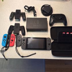 Nintendo Switch With Accessories 