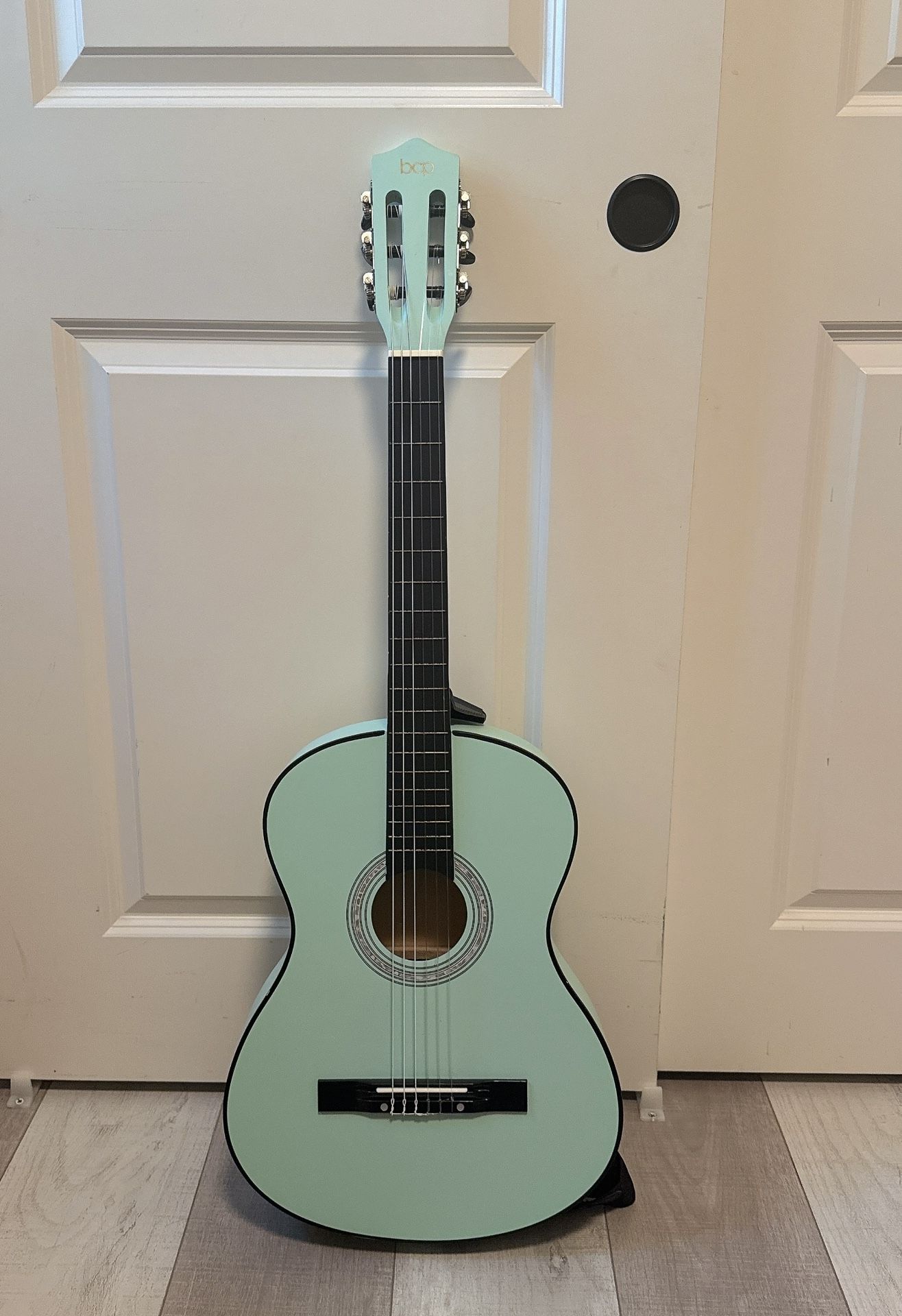 Mint Green Acoustic Guitar
