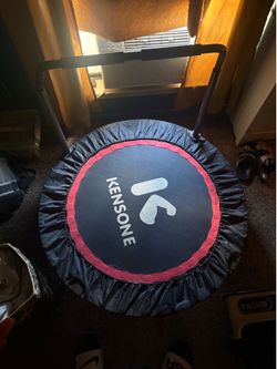 Mini trampoline  with bar