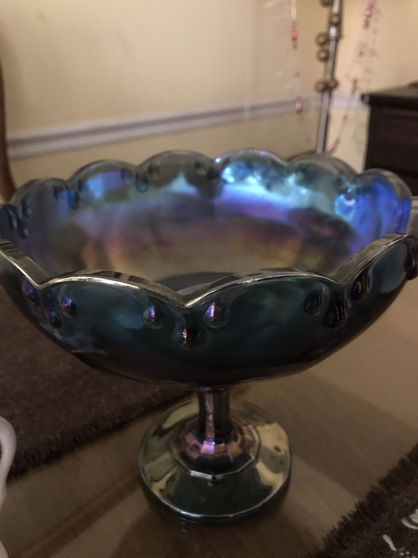 Carnival Compote glass