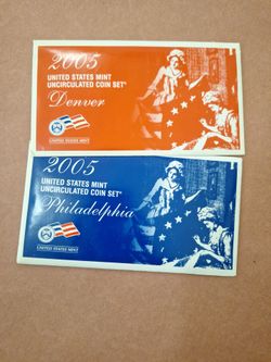 2005 mint set uncirculated coins
