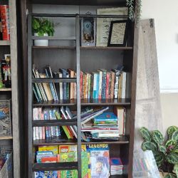 Bookcase with ladder, 90, OBO