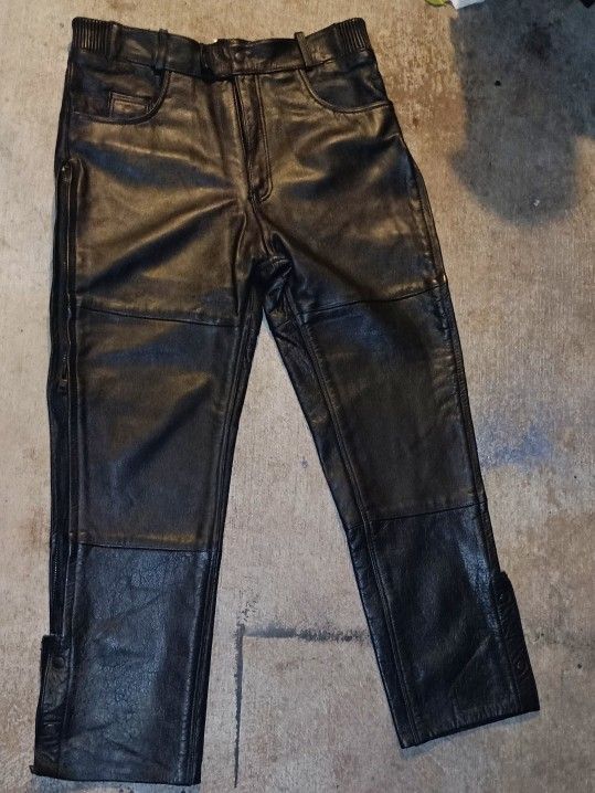 Men's Like New Xelement Riding Leather Chaps