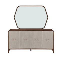 Houston Walnut Sideboard with Mirror
