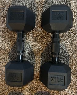 20 pound/15 pound weights