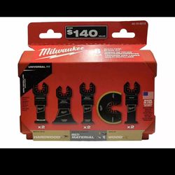 Milwaukee Universal Oscillating Multi-Tool Blade Kit Bi-Metal 8-Piece 49-10-9212