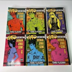 GTO Early Years Shonan Junai Gumi Vol. 1-6 Tohru Fujisawa Tokyopop Manga English