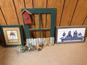 Wall Art Pictures Decorations 8 items total