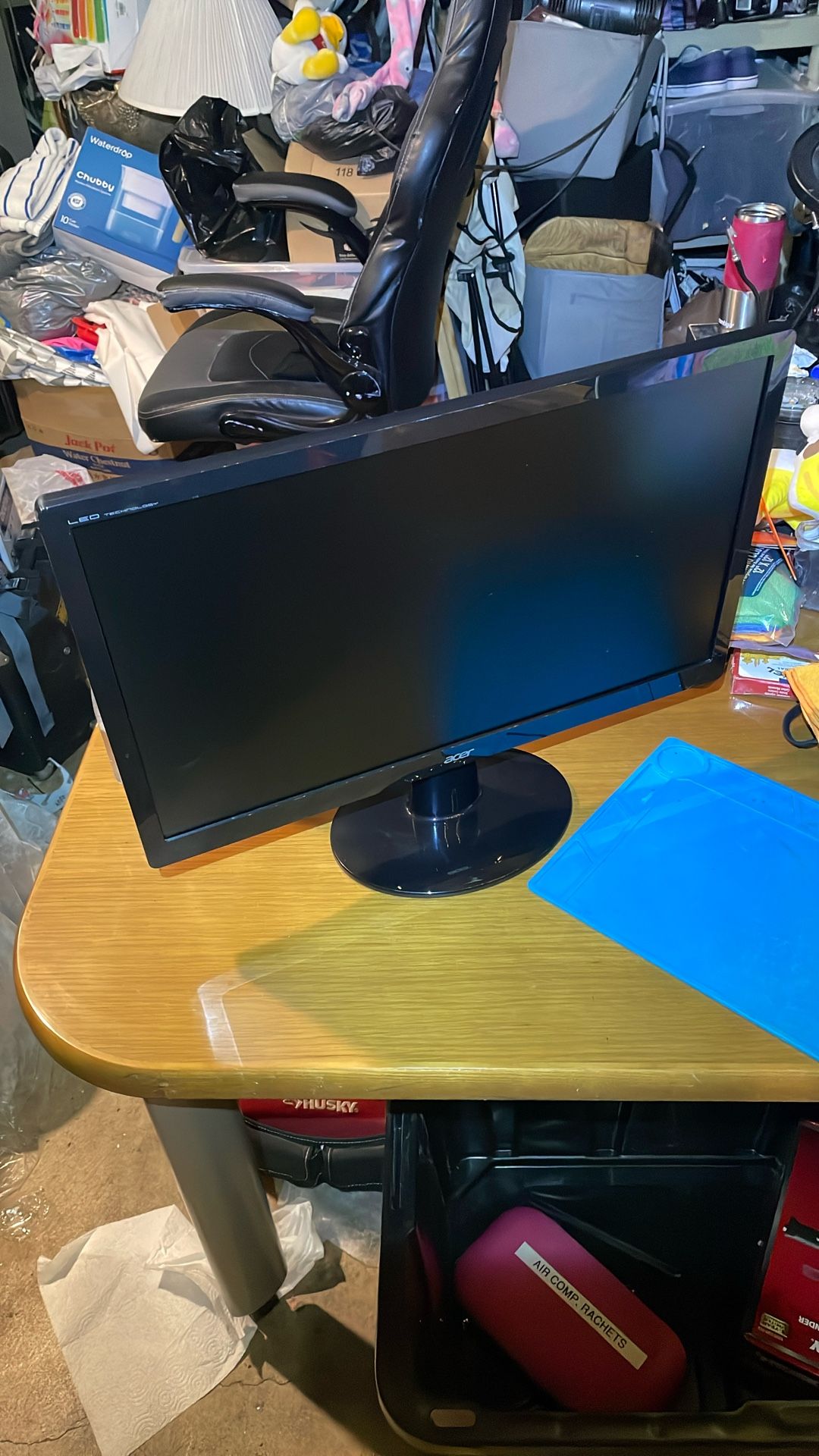 ACER LCD 1080p COMPUTER MONITOR DVI-D & VGA INPUTS