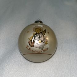 Schmid Berta Hummel Heavenly Light glass ball Christmas Ornament 1983 B097