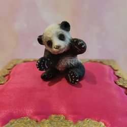Schleich Black and White Panda Bear Figure Retired 1.5" A4