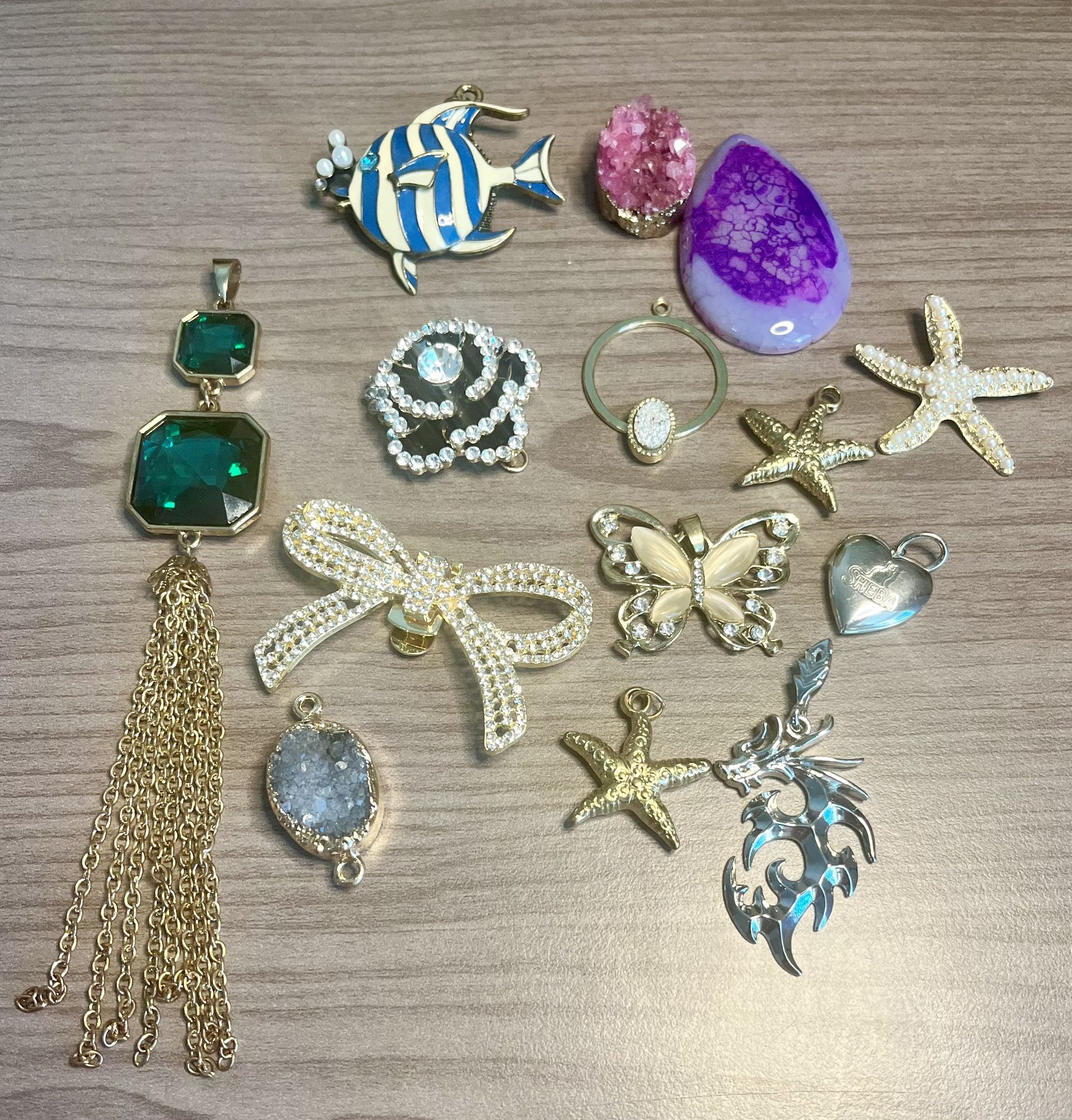 Vintage pendants and trinkets