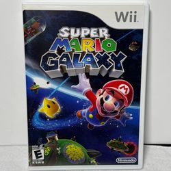 Super Mario Galaxy Nintendo Wii 2007 Complete CIB w/ Manual Original Release