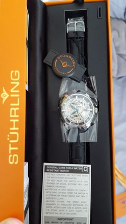Sturhling Original skeleton watch