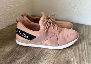 Guess women’s Pink Rose Sneakers size 9
