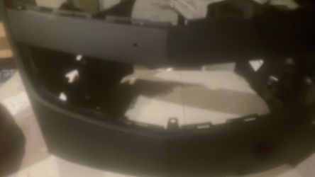 Black Car Front Bumper Cover