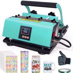  Tumbler Mug Heat Press Machine for 20 OZ 30 oz Sublimation Blanks Tumbler Cups & 11 OZ 15 OZ Sublimation Mugs with Adjustable Attachment Free Heat Re