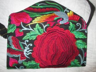 Embroidered Purse from Mexico