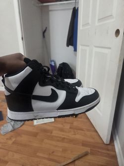 Nike Dunk High Pandas. Size US Mens 9.5